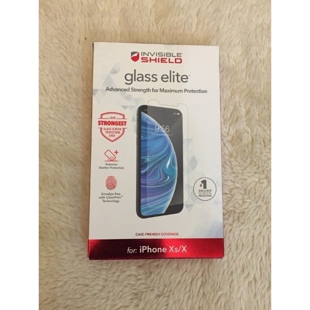 ZAGG Apple iPhone X/XS InvisibleShield Glass Elite Screen Protector
